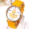 wholesale various face multi color leather band geneva quartz watch